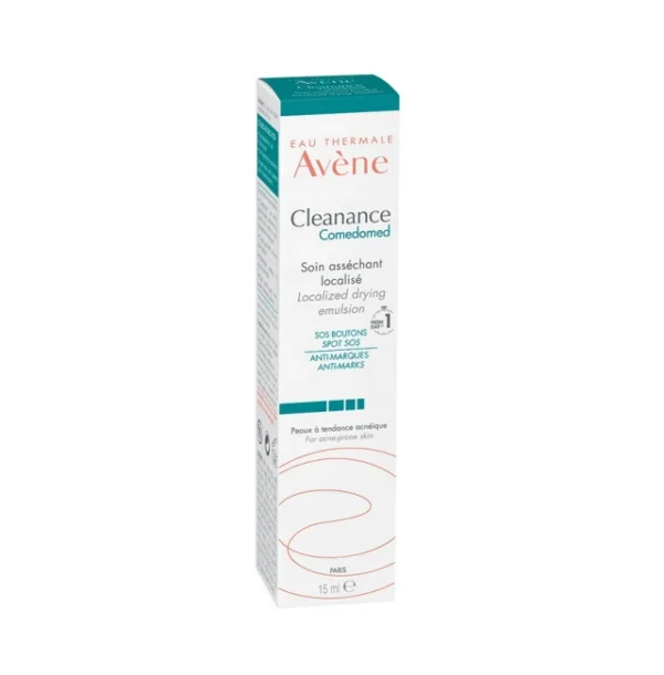 Avene Cleanance Comedomed SPOT SOS Ξηραντική Κρέμα για Εντοπισμένες Ατέλειες Ξηραίνει τα σπυράκια, απομακρύνει τις εντοπισμένες ατέλειες και περιορίζει τα υπολειπόμενα σημάδια από την 1η κιόλας ημέρα* εφαρμογής. Ορατά αποτελέσματα από την 1η κιόλας ημέρα εφαρμογής*. Αυτή η φροντίδα συνδυάζει ένα μοναδικό σύμπλεγμα ενεργών δερματολογικών συστατικών με φοβερή αποτελεσματικότητα ενώ εξασφαλίζει καλή ανοχή: 7% Comedoclastin™ (σταθεροποιημένο εκχύλισμα από Σύλιβο το μαριανό (γαϊδουράγκαθο) με κατοχυρωμένες ιδιότητες), 0,1% ρετιναλδεΰδη (παράγωγο βιταμίνης Α και πρόδρομο μόριο ρετινοϊκού οξέος) και 6% γλυκολικό οξύ. Η συνταγή της επιτυχίας! Εύκολο στη δόση και στην εφαρμογή χάρη στο στοχευμένο ρύγχος του σωληναρίου, αυτή η εξαιρετικά λεπτόρρευστη emulsion απορροφάται γρήγορα από το δέρμα. *Μείωση της κλινικής βαθμολογίας για τον όγκο και την ερυθρότητα που αξιολογήθηκε μετά από 1 ημέρα εφαρμογής, 3 φορές την ημέρα, 40 άτομα • Μειώνει τα σπυράκια από την πρώτη ημέρα εφαρμογής¹ • Μετά από 2 ημέρες, το 56% των ατόμων, της ομάδας που έλαβε θεραπεία, παρατήρησε βελτίωση έναντι του 19% της ομάδα που δεν έλαβε² • 87% των ατόμων έκριναν το προϊόν αποτελεσματικό στον περιορισμό εμφάνισης υπολειπόμενων σημαδιών³ ------ ¹Μείωση της κλινικής βαθμολογίας για τον όγκο και την ερυθρότητα που αξιολογήθηκε μετά από 1 ημέρα εφαρμογής, 3 φορές την ημέρα, 40 άτομα ²Συνολική εξέλιξη της ακμής. % του δέρματος των ατόμων βελτιώθηκε μετά από 2 ημέρες εφαρμογής. Κλινική μελέτη που διεξήχθη σε 18 άτομα (ηλικίας 18 έως 31 ετών). 3 εφαρμογές την ημέρα στο μισό πρόσωπο. ³Αυτο-αξιολόγηση μετά από 14 ημέρες. Χρήση της τοπικής φροντίδας Cleanance Comedomed Spot 3 φορές την ημέρα. 40 άτομα.----- *Μείωση της κλινικής βαθμολογίας για τον όγκο και την ερυθρότητα που αξιολογήθηκε μετά από 1 ημέρα εφαρμογής, 3 φορές την ημέρα, 40 άτομα. ** Αποτελεσματικότητα που αξιολογήθηκε μετά από 3 εφαρμογές ανά ημέρα. ΧΡΗΣΗ Εφαρμόζετε μία λεπτή στρώση 2 με 3 φορές την ημέρα τοπικά στην ατέλεια μέχρι να εξαφανιστεί πλήρως. ΣΥΣΤΑΤΙΚΑ Avene Thermal Spring Water (Avene Aqua). Caprylic/Capric Triglyceride. Isododecane. Glycolic Acid. Isopropyl Alcohol. Peg-6. Glycerin. Water (Aqua). Hydroxyethyl Acrylate/Sodium Acryloyldimethyl Taurate Copolymer. Sodium Hydroxide. Glyceryl Stearate. Peg-100 Stearate. Polymethyl Methacrylate. Arachidyl Alcohol. Arachidyl Glucoside. Behenyl Alcohol. Helianthus Annuus (Sunflower) Seed Oil (Helianthus Annuus Seed Oil). Polysorbate 60. Red 33 (Ci 17200). Retinal. Silybum Marianum Fruit Extract. Sorbitan Isostearate. Tocopherol