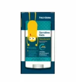 Frezyderm Kids Sensitive Deodorant Max Protection Παιδικό Αποσμητικό Στικ Παιδικό αποσμητικό για την προσρόφηση των οσμών και του ιδρώτα που συχνά εμφανίζονται στην παιδική/προεφηβική/εφηβική ηλικία. Με υβριδική deodorant formula έξυπνων ενεργών μικροσπόγγων σε μια ενυδατική κρέμα που σέβεται την ισορροπία του δερματικού μικροβιώματος και την ευαίσθητη παιδική και εφηβική επιδερμίδα. Περιέχει μοναδικό συνδυασμό ενεργών συστατικών που δρουν σε απόλυτη συνέργεια για την αποτελεσματική μείωση των οσμών του σώματος και την απορρόφηση του σμήγματος και άλλων λιπαρών συστατικών του ιδρώτα στα οποία οφείλεται η οσμή. Δεν φράσσει τους πόρους και δεν παρεμποδίζει τη διαπνοή του δέρματος. Δεν αφήνει λεκέδες στα ρούχα. Δερματολογικά ελεγμένο. Χωρίς άλατα αλουμινίου. Χωρίς τάλκη και οινόπνευμα. ΧΡΗΣΗ Περιστρέψτε τη ριγωτή ροδέλα στη βάση της συσκευασίας και ρυθμίστε την απαραίτητη ποσότητα εφαρμογής με βάση τις ανάγκες σας. Κατάλληλο για παιδιά, εφήβους και ενήλικες με δυσανεξία στα κοινά αποσμητικά.