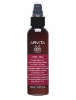 Κρέμα προστασίας χρώματος χωρίς ξέβγαλμα Key ingredients ηλίανθο και μέλι Short Description 96% φυσικά συστατικά Claims Προστασία χρώματος – Ενυδάτωση & Θρέψη σε βάθος – Επανόρθωση από τις φθορές Benefits Αναδεικνύει και παρατείνει το χρώμα Προστατεύει από το ξεθώριασμα με ηλίανθο και 4 βιταμίνες. Με το θυμαρίσιο μέλι και το σύμπλεγμα APISHIELD HS, ενυδατώνει τα μαλλιά χωρίς να τα βαραίνει και αναδομεί την ταλαιπωρημένη από τις επανειλημμένες βαφές τρίχα. Usage Eφαρμόστε κατά το μήκος των μαλλιών και τις άκρες. Μπορεί να χρησιμοποιηθεί κάθε στιγμή της ημέρας σε στεγνά μαλλιά για λάμψη και δράση κατά του φριζαρίσματος ή σε νωπά μαλλιά μετά το λούσιμο για διευκόλυνση του χτενίσματος και έξτρα προστασία. Πότε χρησιμοποιείται το Leave in ? Μπορεί να αντικαταστήσει το κλασικό conditioner ή να συμπληρώσει τη ρουτίνα μετά το λούσιμο H ανάλαφρη σύνθεση του είναι ιδανική για λεπτή τρίχα αντί του κλασικού conditioner Είναι επίσης ιδανικό για πολύ ταλαιπωρημένη βαμμένη τρίχα σαν τελευταιο βημα της ρουτίνας περιποιησης (για εξτρα φροντίδα και θρέψη μετά το κλασικό conditioner ή /και μάσκα) Μπορεί και να εφαρμοστεί σε στεγνά μαλλιά ανάμεσα στα σαμπουάν Ιδανικό για καθημερινή λάμψη και προστασία χρώματος Ιδανικό για ατίθασα μαλλιά που φριζάρουν για πειθαρχία και λάμψη κατά τη διάρκεια της ημέρας Αποφύγετε την επαφή με τα μάτια. Για εξωτερική χρήση μόνο. Η συμβουλή της ΑPIVITA Τα βαμμένα μαλλιά έχουν αυξημένες και εξειδικευμένες ανάγκες φροντίδαςγια να διατηρήσουν το λαμπερό αποτέλεσμα χρώματος. Η ολοκληρωμένη σειρά για βαμμένα μαλλιά της APIVITA διατηρεί το χρώμα και προστατεύει τα μαλλιά. Για μέγιστο αποτέλεσμα ολοκληρώστε την περιποίηση των μαλλιών σας με το Σαμπουάν Προστασίας Χρώματος, την κρέμα προστασίας χρώματος και τη Μάσκα Ingredients Κρέμα προστασίας χρώματος χωρίς ξέβγαλμα προστασίας χρώματος έχει πλούσια σύνθεση και περιέχει 96% φυσικά συστατικά ΜΕ ΧΩΡΙΣ * Ηλιανθο *Parabens *Apisheild *Silicones *Έγχυμα δενδρολίβανου* αντί για νερό *Mineral oil *Πρόπολη* *Propylene glycol *Aλόη *Ethanolamines *Λεβάντα* *Phthalates *Ginseng* PCM *Ιχνοστοιχεία (Χαλκός, Ψευδάργυρος, Μαγγάνιο) *NM *Σαπωνάρια *Alcohol *Βιταμίνες B3, B7 *Butylene Glycol *Αιθ.έλαια* φασκόμηλο, λεβάντα, νέρολι, δάφνη Ingredients (EU& PCPC) Aqua (Water) **, Glycerin, Isoamyl Laurate, C14-22 Alcohols, Aqua (Water), Brassicamidopropyl Dimethylamine, Olea Europaea (Olive) Fruit Oil*, C12-20 Alkyl Glucoside, Helianthus Annuus (Sunflower) Seed Extract, Gossypium Herbaceum (Cotton) Flower Extract, Rosmarinus Officinalis (Rosemary) Leaf* Extract , Aspartic Acid, Tocopheryl Acetate, Panthenol, Alpha-Glucan Oligosaccharide, Cetyl Alcohol, Mel (Honey), Dehydroacetic Acid, Arginine, Phytantriol, Lavandula Angustifolia (Lavender) Oil*, Jasminum Officinale (Jasmine) Flower Extract, Hydroxyethylcellulose, Disodium EDTA, PEG-40 Hydrogenated Castor Oil, Polyquaternium-22, Starch Hydroxypropyltrimonium Chloride, Parfum (Fragrance), Benzyl Alcohol, Hexyl Cinnamal, Coumarin, Limonene, Linalool * From certified organic cultivation ** Rosmarinus Officinalis* Leaf Aqueous Infusion = Rosemary water ΙNNOVATION Βάση από Φυτικά Εγχύματα Η ΑPIVITA αντικαθιστά το νερό με βιολογικά εγχύματα όπως το οργανικό δενδρολιβανο, που προσδίδουν στα προϊόντα της κυρίως αντιοξειδωτικές ιδιότητες. Με δεδομένο ότι το νερό στα περισσότερα καλλυντικά προϊόντα αντιστοιχεί σε πάνω από το 70% της σύνθεσης τους, τα προϊόντα της APIVITA είναι από τη βάση τους πλούσια σε αντιοξειδωτικά συστατικά.Τo έγχυμα από δενδρολίβανο θεωρείται η πιο αποτελεσματική λύση κατά της γήρανσης των μαλλιών, ενώ παράλληλα, προσφέρει μοναδική αναζωογόνηση και τόνωση. Η αποτελεσματικότητα των εγχυμάτων που επιλέγονται κάθε φορά αποδεικνύεται με επιστημονικές μεθόδους. Το αποκλειστικό, φυτικό, συνεργιστικό συμπλοκον APISHIELD HS προστατεύει τη βιοχλωρίδα του τριχωτού της κεφαλής, ενισχύει την άμυνα των μαλλιών από τις επιθέσεις του περιβάλλοντος (ρύπανση, styling) ενώ αναδομεί και ενδυναμώνει την τρίχα. Η αυθεντικότητά του βασίζεται στο συνδυασμό 7 σπάνιων ολιγοσακχαριτών.