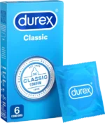 Τα προφυλακτικά Durex Classic προσφέρουν την ίδια ανθεκτικότητα, αξιοπιστία και υπεροχή από τότε που ξεκινήσαμε το 1929. Παραμένοντας απλά, τα κλασικά προφυλακτικά της Durex σας προσφέρουν την προστασία που περιμένετε από την Durex, σε κατάλληλο σχήμα και προ-λιπασμένα με λιπαντικό σιλικόνης για πιο απαλή αίσθηση και πιο ευχάριστη εμπειρία