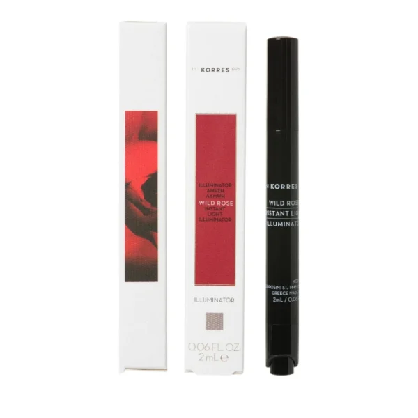 Korres Άγριο Τριαντάφυλλο Illuminator Concealer για Άμεση Λάμψη 2ml