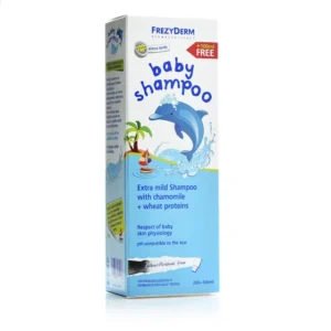 BABY SHAMPOO 200ml + 100ml ΔΩΡΟ ΒΡΕΦΙΚΟ ΣΑΜΠΟΥΑΝ ΜΕΓΑΛΥΤΕΡΗ ΣΥΣΚΕΥΑΣΙΑ ΜΕ ΑΠΛΙΚΑΤΕΡ Απαλό σαμπουάν για το καθημερινό λούσιμο των βρεφών. Χάρη στην ειδική του σύνθεση καθαρίζει και περιποιείται απαλά τα μαλλάκια, ενώ παράλληλα οι πρωτεΐνες σίτου που περιέχει ενισχύουν τη δομή της τρίχας. Εμπλουτισμένο με εκχύλισμα χαμομηλιού για αντιφλογιστική και αντιερεθιστική δράση. Σέβεται τη φυσιολογία της βρεφικής επιδερμίδας προστατεύοντας το δερματικό φραγμό, το pH και την φυσιολογική δερματική χλωρίδα. Δερματολογικά και Οφθαλμολογικά ελεγμένο ΧΑΡΑΚΤΗΡΙΣΤΙΚΑ: Με pH συμβατό με το δάκρυ του βρέφους, δεν τσούζει τα μάτια. Χωρίς χρωστικές και parabens ΚΑΤΑΛΛΗΛΟ ΓΙΑ: Βρέφη