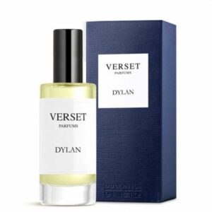 Verset Dylan Eau de Parfum 15ml Το Dylan είναι ένα φρέσκο και αφρώδες άρωμα για έναν άνδρα αισθησιακό και επαναστατικό. Fougère - Woody Οι υψηλές εσπεριδοειδείς νότες, αρωματισμένες με την καρδιά του γιασεμιού και η δασώδης βάση, δημιουργούν ένα άρωμα κομψό με αίσθηση ελευθερίας.