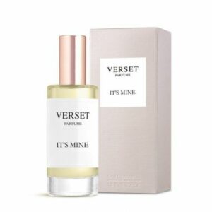 Verset It's Mine Eau de Parfum 15ml Το It's Mine είναι ένα άρωμα με αυθεντικές αντιθέσεις για μια φιλόδοξη γυναίκα με χαρακτήρα. It's Mine Floral - Woody Το φωτεινό μείγμα του βατόμουρου, με την απαλότητα της γαρδένιας και τη ζεστασιά του πατσουλί, δημιουργούν ένα σαγηνευτικό και έντονο άρωμα.