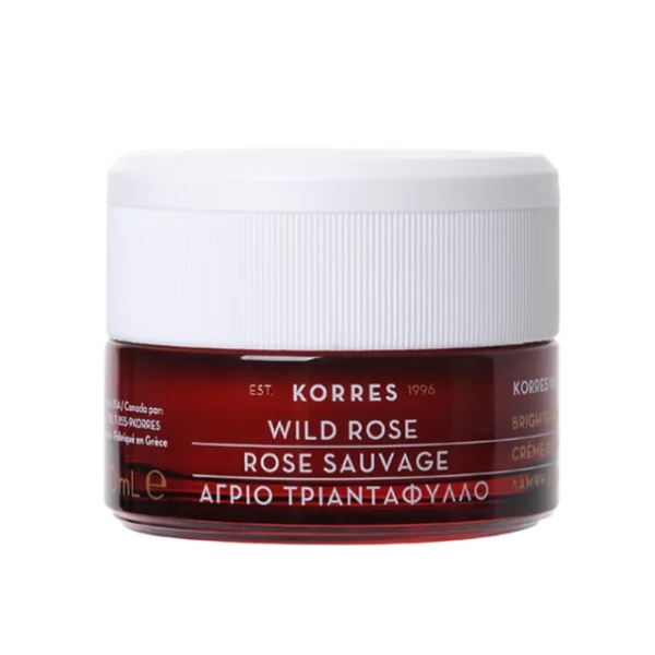 Korres Wild Rose Vitamin C Κρέμα Προσώπου Άγριο Τριαντάφυλλο Λάμψη/ Πρώτες Ρυτίδες Κανονικές/Μεικτές 40ml