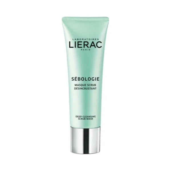 Lierac Sebologie Deep Cleansing Scrub Mask, Απολεπιστική Μάσκα Προσώπου Για Βαθύ Καθαρισμό, 50ml