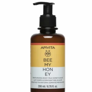 Ενυδατικό γαλάκτωμα σώματος, με μέλι και αλόη, εμπνευσμένο από το ελαφρύ και αναζωογονητικό Bee My Honey eau de toilette.