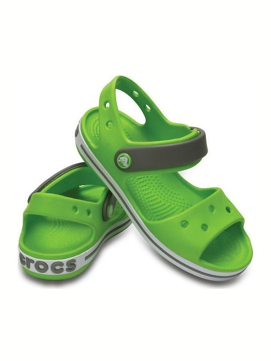 Crocs Παιδικά Ανατομικά Παπουτσάκια Θαλάσσης Crocband Πράσινα