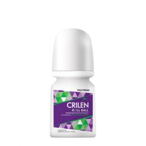 Εντομοαπωθητικό γαλάκτωμα Crilen σε μορφή Roll Ball για εύκολη και γρήγορη εφαρμογή. Ενυδατώνει και απαλύνει το δέρμα και κρατά τα έντομα μακριά.